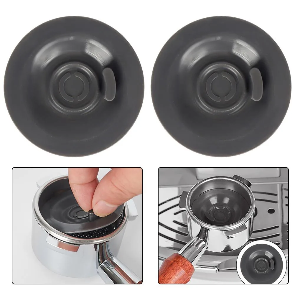 Premium 54mm/58mm Silicone Blind Filter Backflush Disk 2PCS for Breville Espresso Machine BES810BSS BES840XL BES878BSS