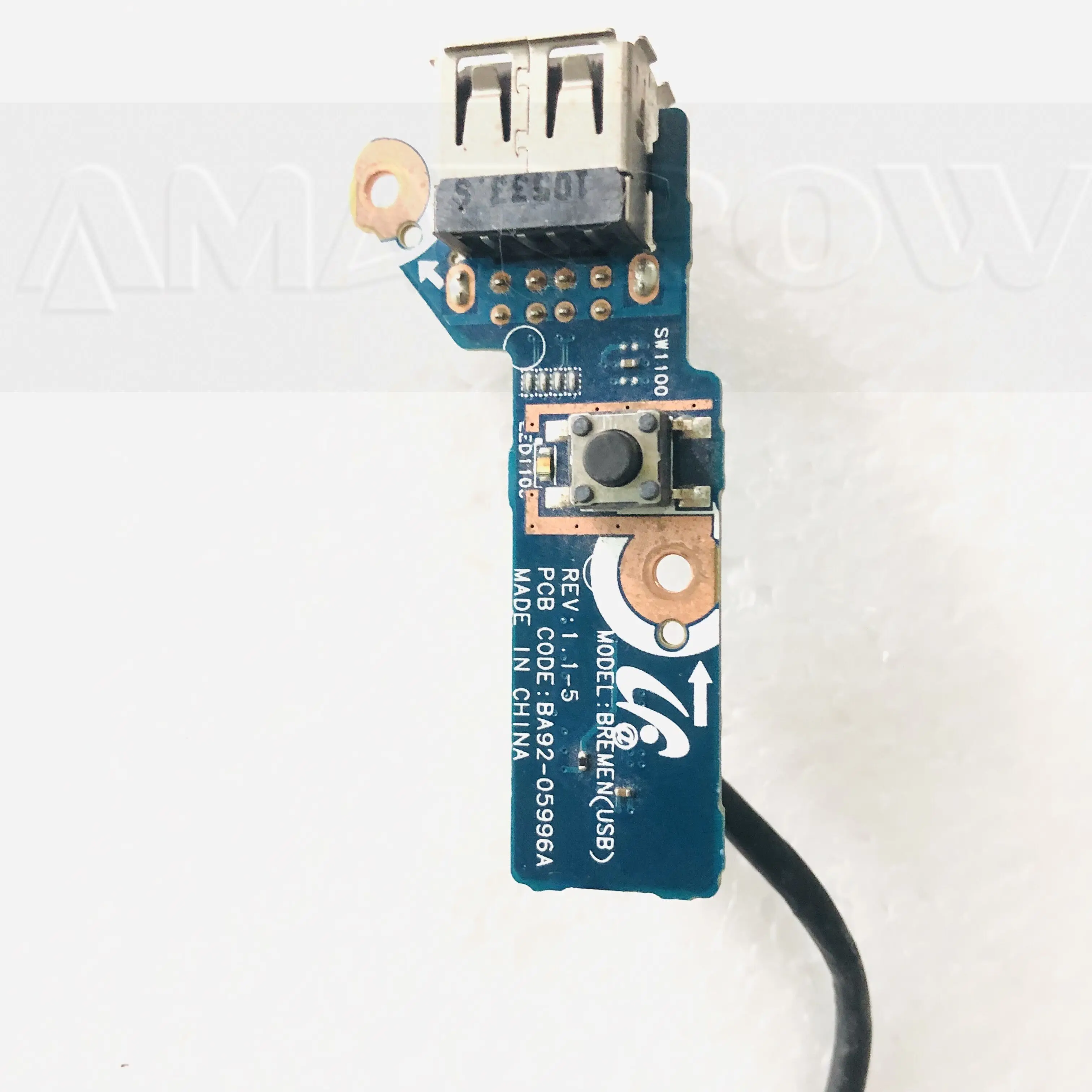 Original Laptop Power Button Switch USb Board for Samsung R530 R540 R580 R730 R780 RV510 BA92-05996A