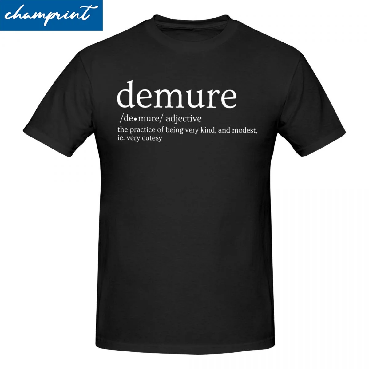 Men Women Definition Very Demure Very Mindful Very Cutesy T Shirt Cotton Clothing Funny Round Neck Tees Graphic Printed T-Shirt