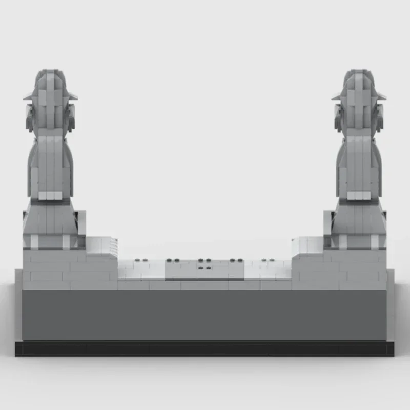 Décennie s de Construction Modulaires en Briques MOC, Modèle de Films Étoiles, Technologie d'Entrée de Temple et d'Escalier, Cadeaux de Noël, Jouets à Assembler Soi-Même