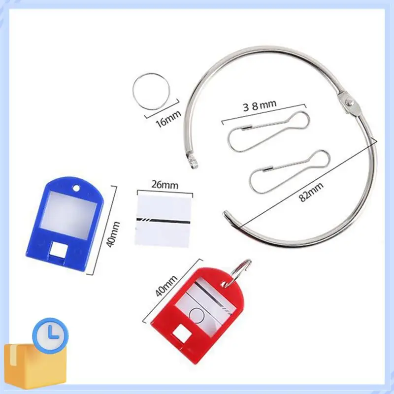 Popular Key Organizer Durable In Use With 30 Spring Hooks & Key Tags With Ring And Label Window