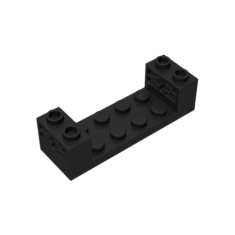 Gobricks 1 stks MOC wiellager 2x6x1 1/3 met asgaten en 2x4 uitsparing compatibel met 65635 model onderdelen kind puzzel speelgoed