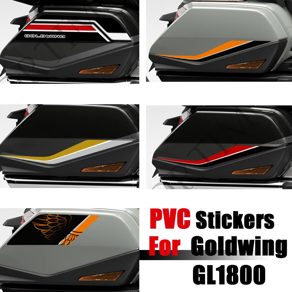 

For HONDA Goldwing GL1800 Gold Wing 1800 Motorcycle Decorative Decals GL 1800 Stickers Kit Luggage Trunk Decorative Stickers