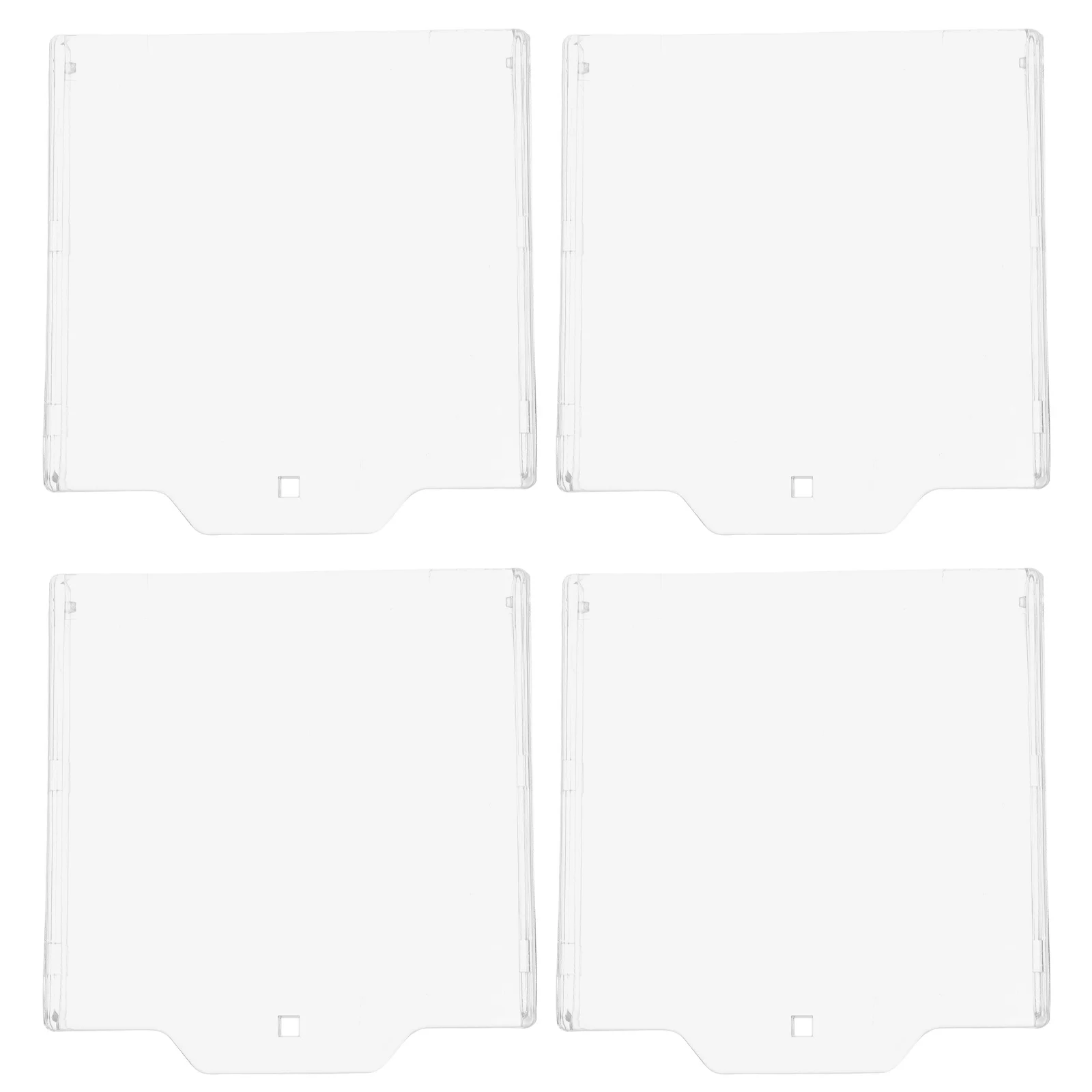 4Pcs Emergency Stop Protective Cover for Fire Alarm Button Transparent Push Button Safety Guard Prevents Unauthorized Access
