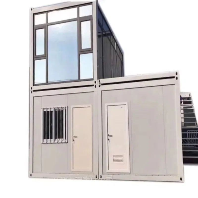 

Spacious Quick Assembly EPS Sandwich Panel and Glass Wall Prefab Villa Use Prefab Houses