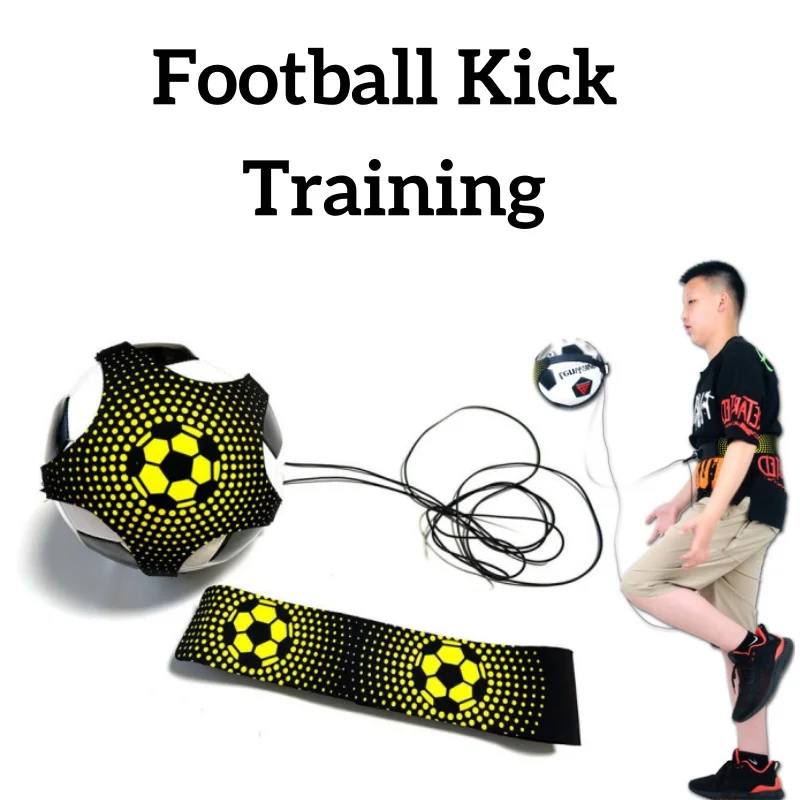 Ceinture de taille réglable pour pratique en Solo, équipement d'entraînement de contrôle de ballon de Football, ceinture élastique d'entraînement pour enfants