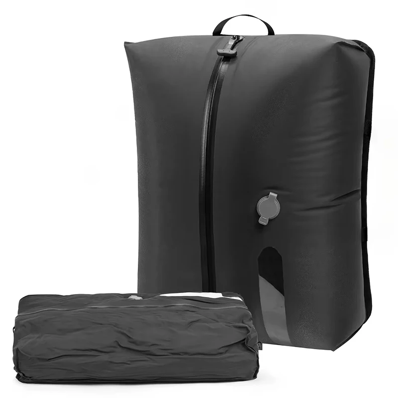 1 шт. многоразовые вакуумные пакеты для путешествий, пылезащитный компактный вакуумный компрессионный мешок, водонепроницаемая вакуумная сумка для хранения багажа, рюкзак