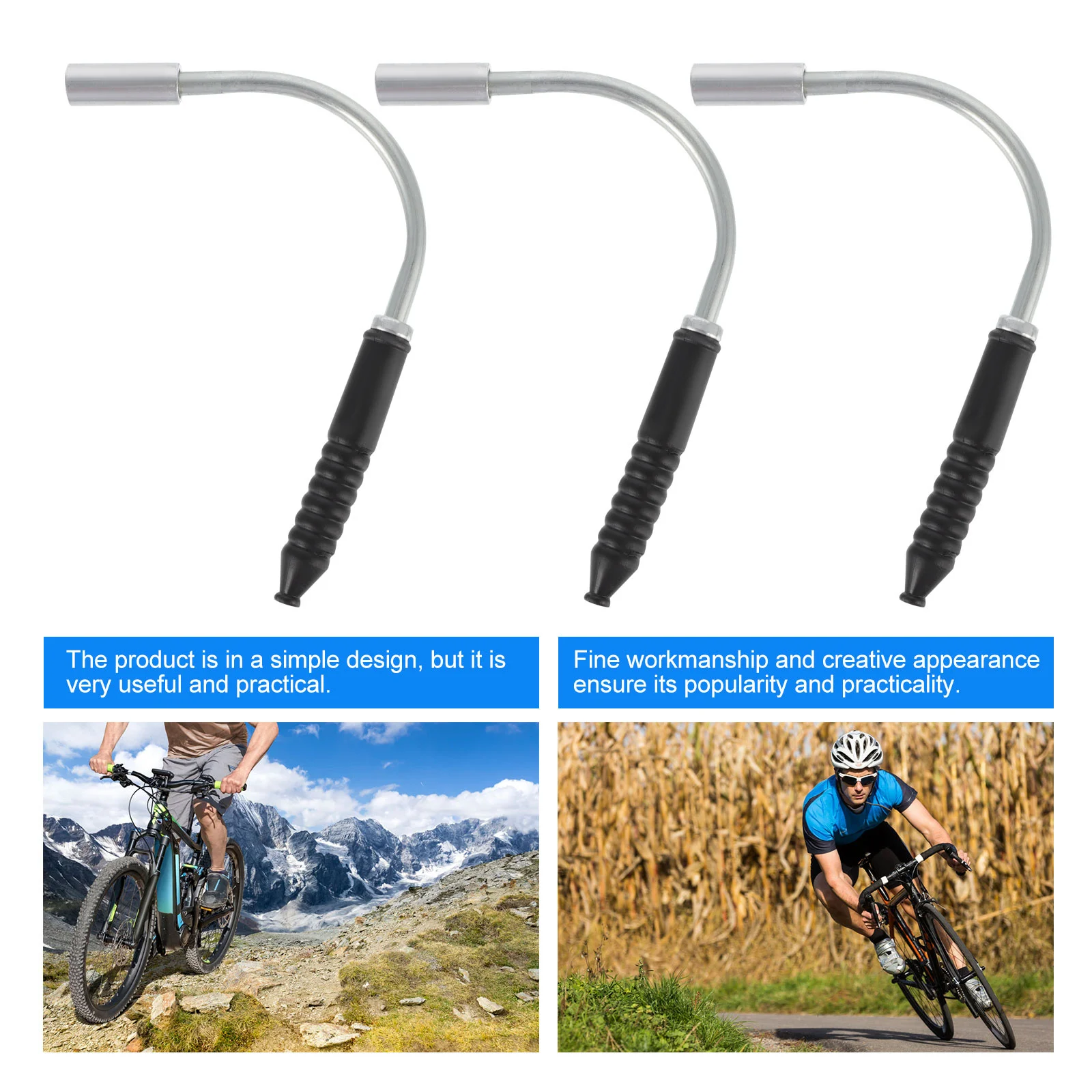 

15 set V Noodle Boot Set Bicycle Guide Tube Replacement For Most Bicycles Brake Noodle Bike Brake Bend Tube