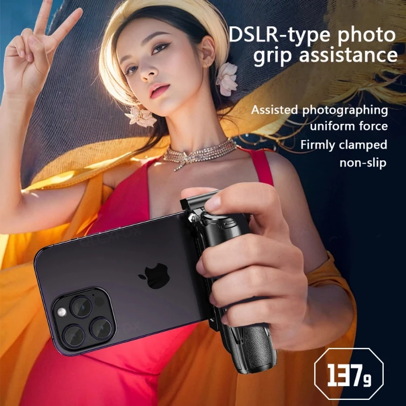 عصا سيلفي صغيرة مزودة بتقنية البلوتوث وحامل ثلاثي القوائم للتصوير الفوتوغرافي ومثبت يدوي للرماية وحامل محمول للسفر متعدد الوظائف #2