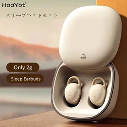 HAAYOT True Wireless Mini Earbuds Bluetooth Headphones in Ear Lightweight and Comfortable Ultra Small Stereo Sound Cute Earphone