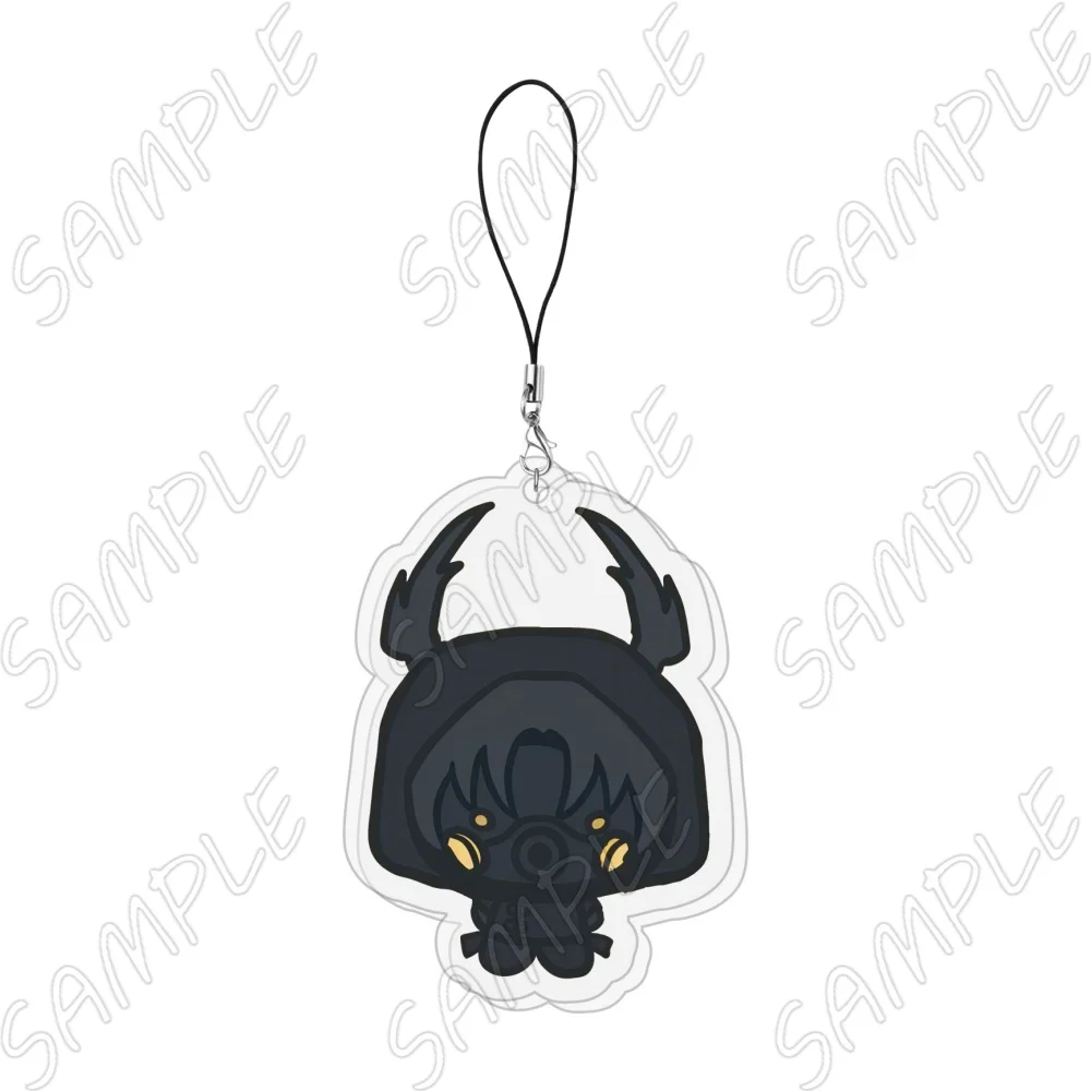 Anime „Going to Work in a Ghost Story World“ Acryl-Schlüsselanhänger Chibi GSGW Kim Soleum Lee Jaheon Tier-Version Taschenanhänger Schlüsselring 6cm – Detail 9