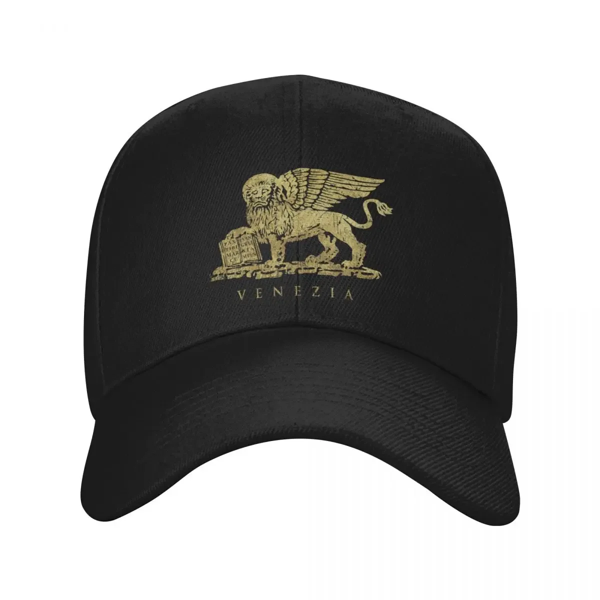 Leone di San Marco of Venezia - Vintage Gold Baseball Cap Hat Man For The Sun black foam party Hat Boy Women's