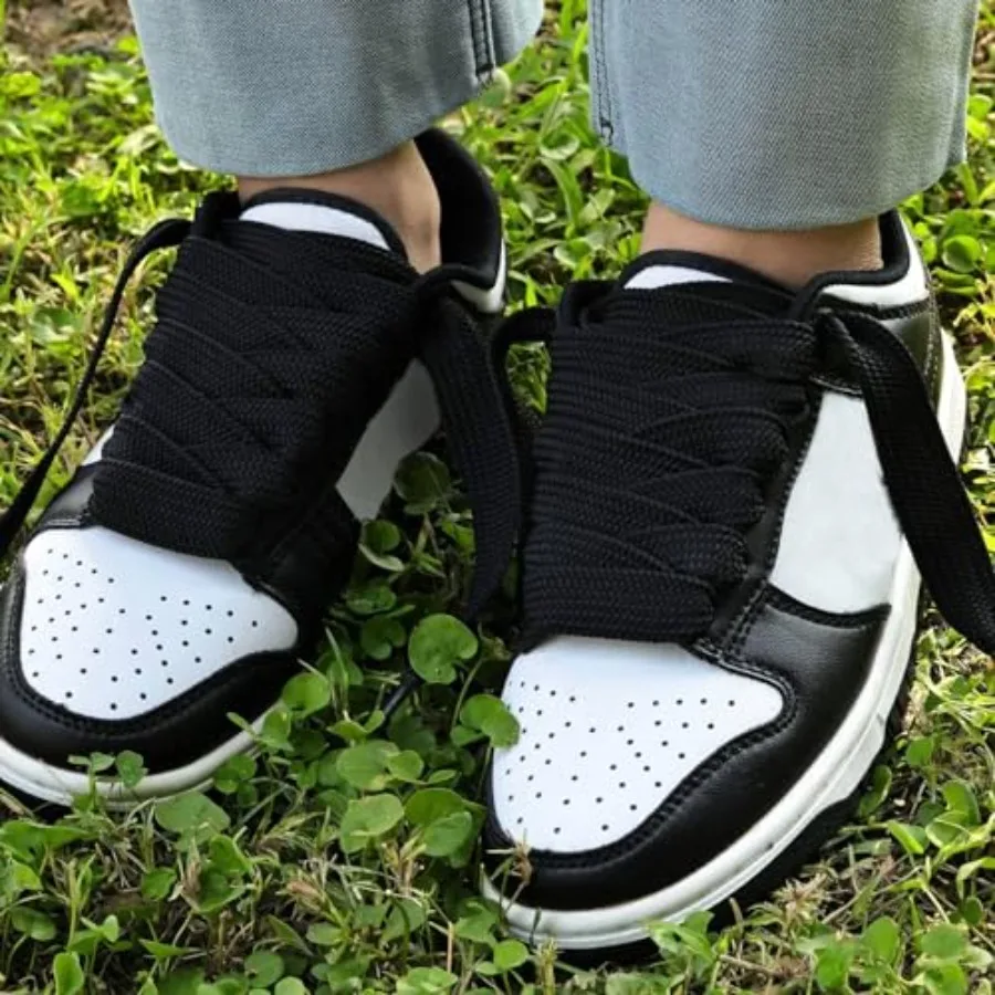 2 Ps 3/4 ''الدهون الأربطة للأحذية الرياضية 36''-63'' طول جامبو أربطة أحذية سميكة استبدال الأربطة #3