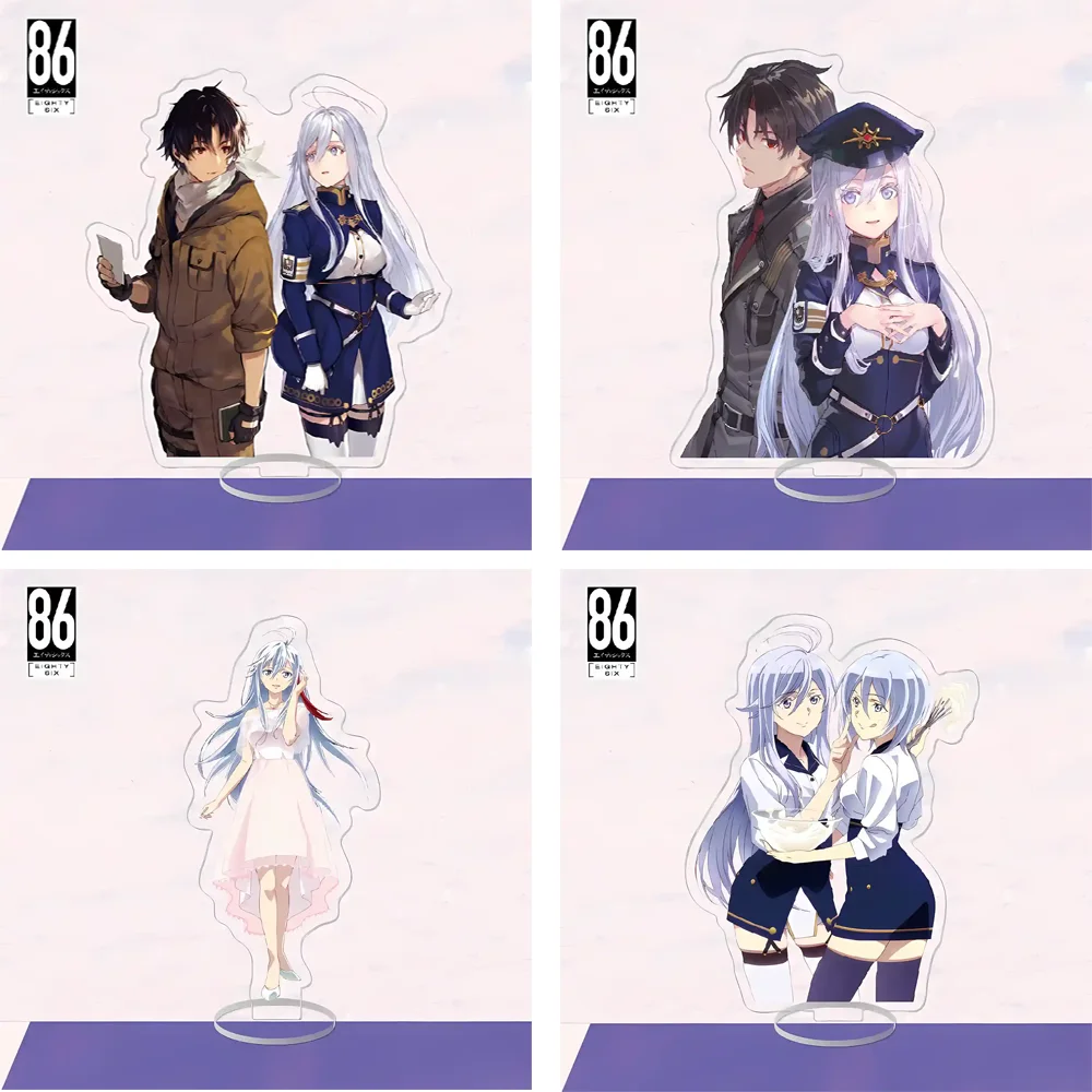 15CM Hot Anime 86 Eighty Six Acrylic Stand Model Cosplay Characters Ornament Accessories Goods Collection Gifts