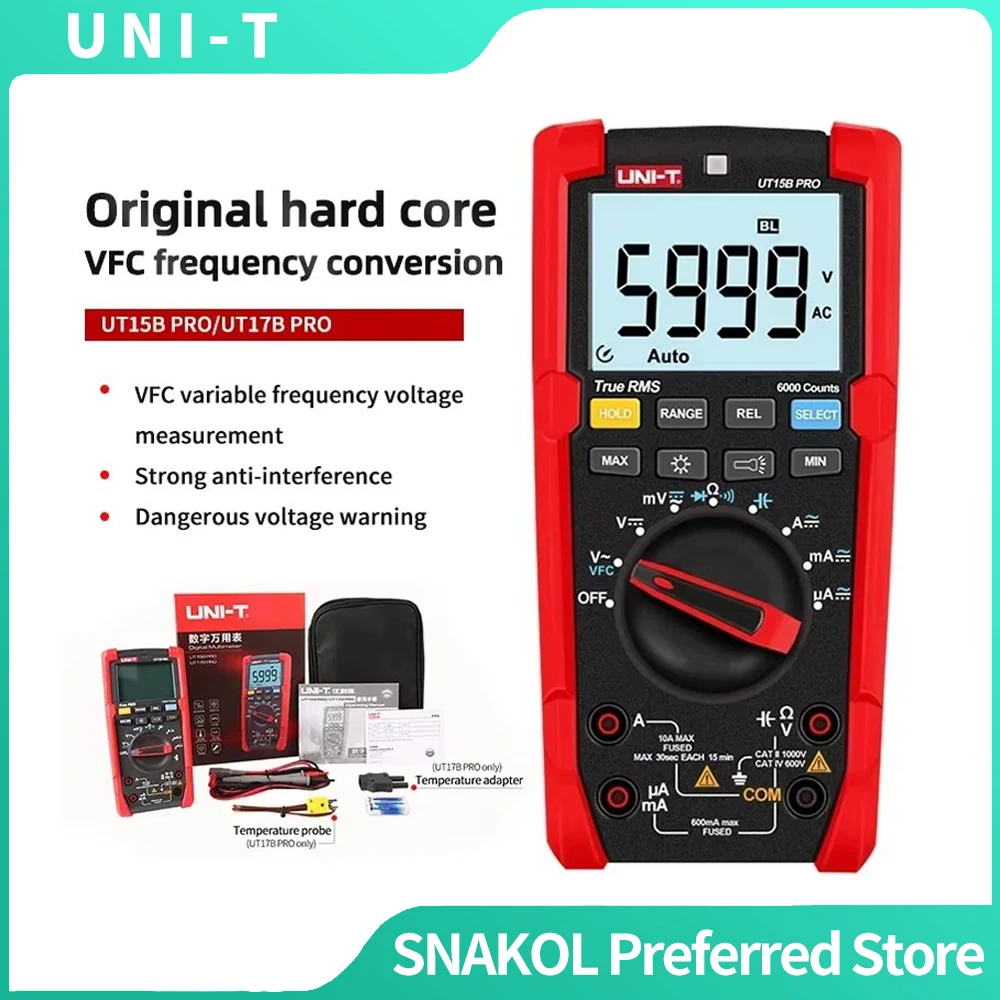 UNI-T UT15B/17B Max…