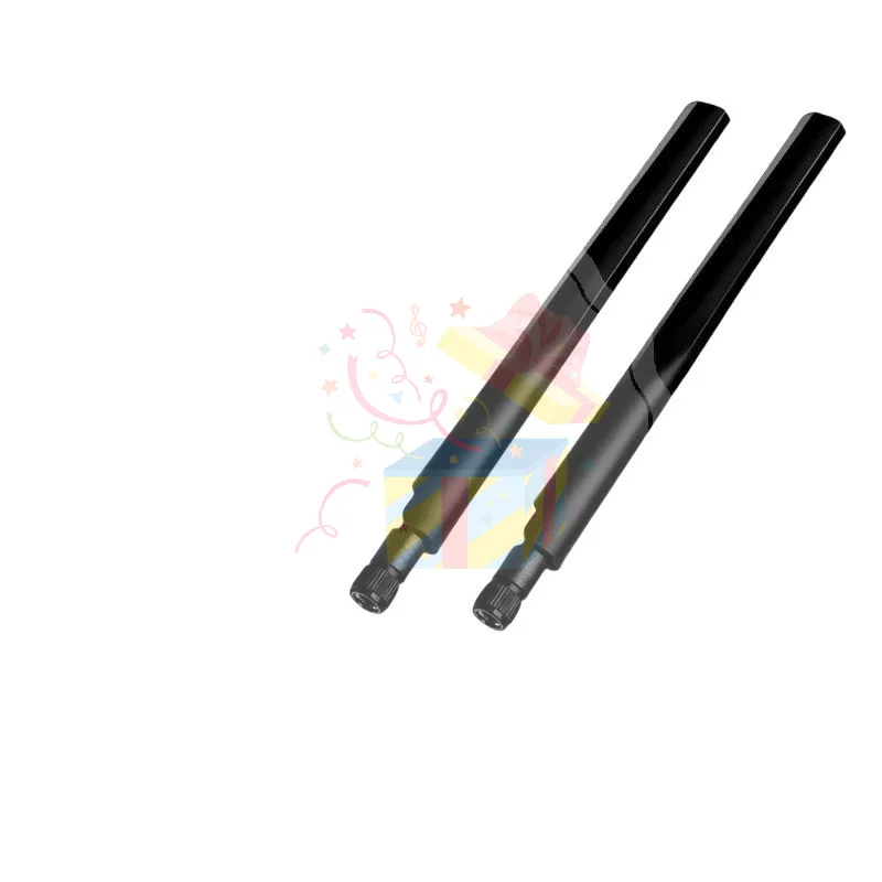 2Pcs Dual Band WiFi Antenna 6dBi 2.4GHz/5.8GHz RP-SMA Connectors for PCI Card Desktop PC Signal Boost