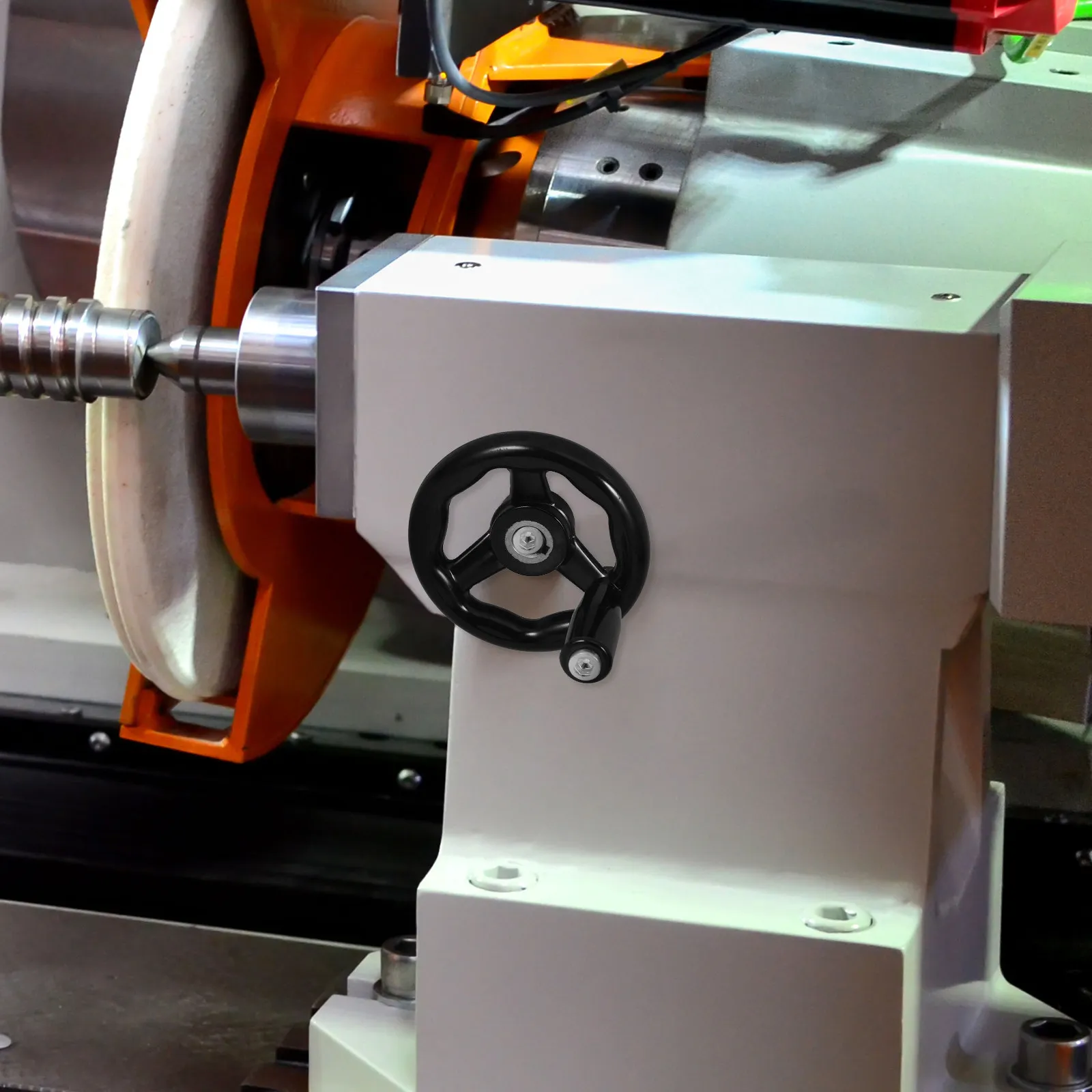Three Spoke Bakelite Hand Wheel Rotary Handle Milling Machine Lathe Accessory Disassemble Crank Handwork Hand Crank