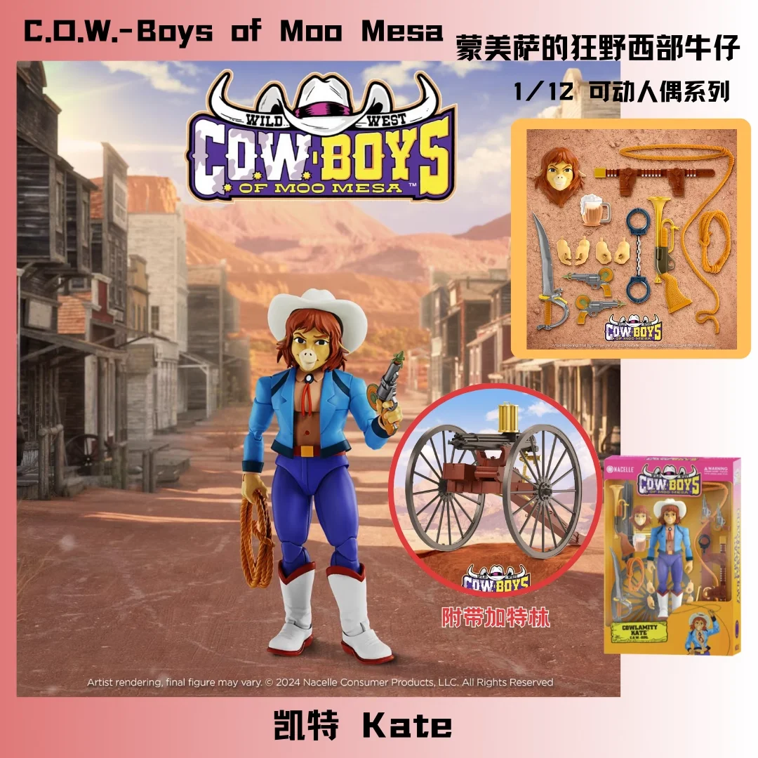 NACELLE 1/12 escala C.O.W.-Boys Of Moo Mesa 1/12 figura de acción estatua Terrobull Kate Moo juguetes