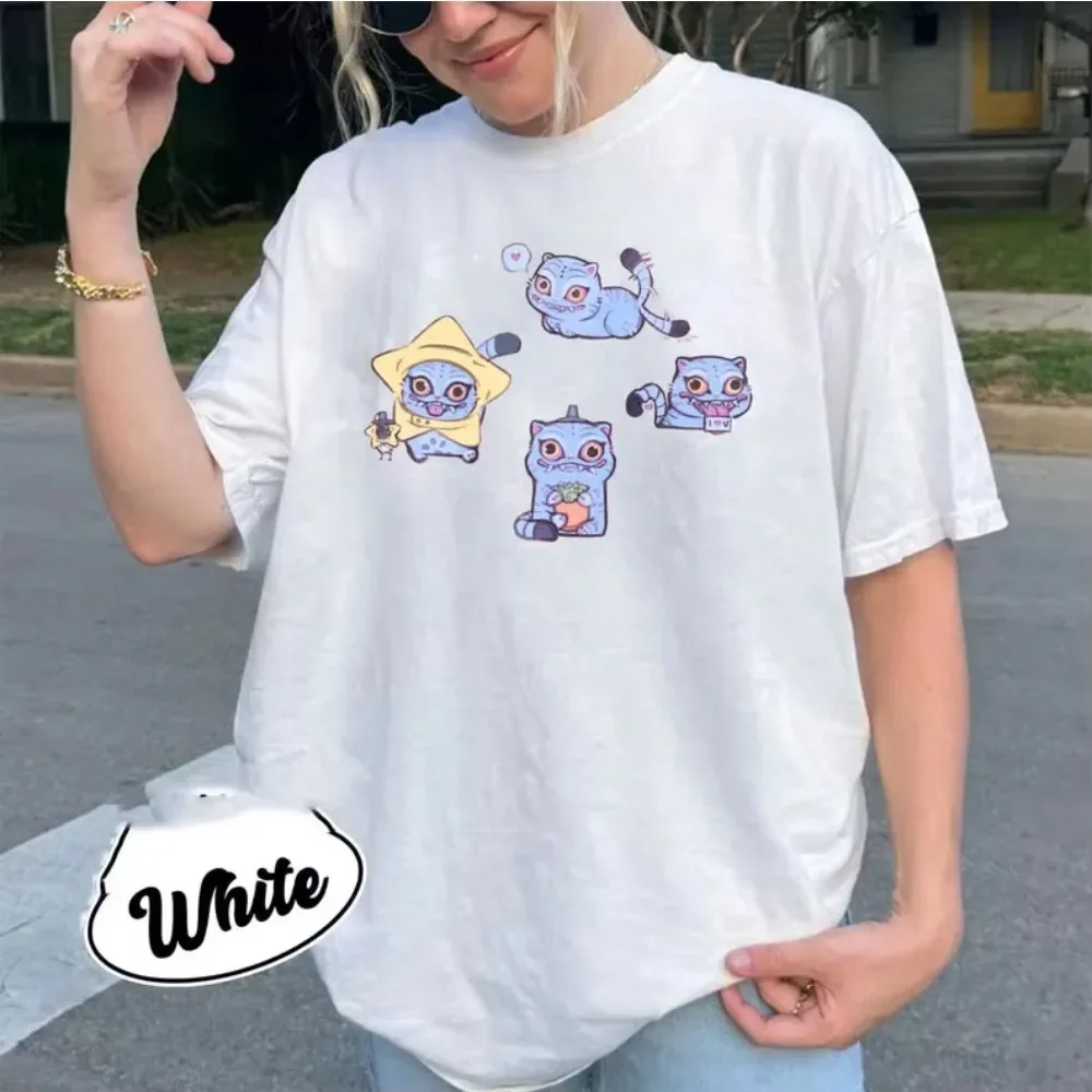 Huntrix Girls Kpop Demon Hunters T-shirt da uomo in cotone da donna Kpop Lover T-shirt femminili vintage Camicia grafica T-shirt alla moda