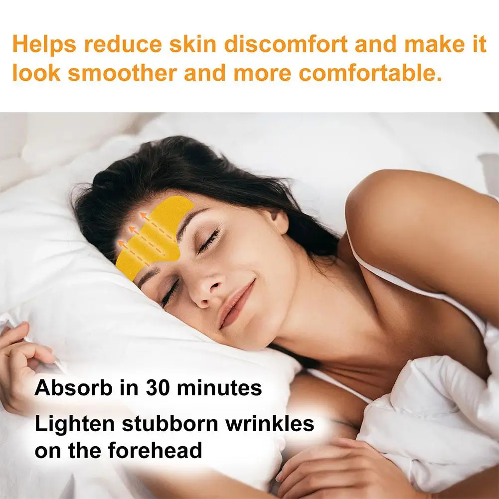 10pcs Anti Wrinkle Patch Forehead Line Removal Gel Patch Face Skin Patch Forehead Wrinkle Patches Facial Slimming Tape Skincare