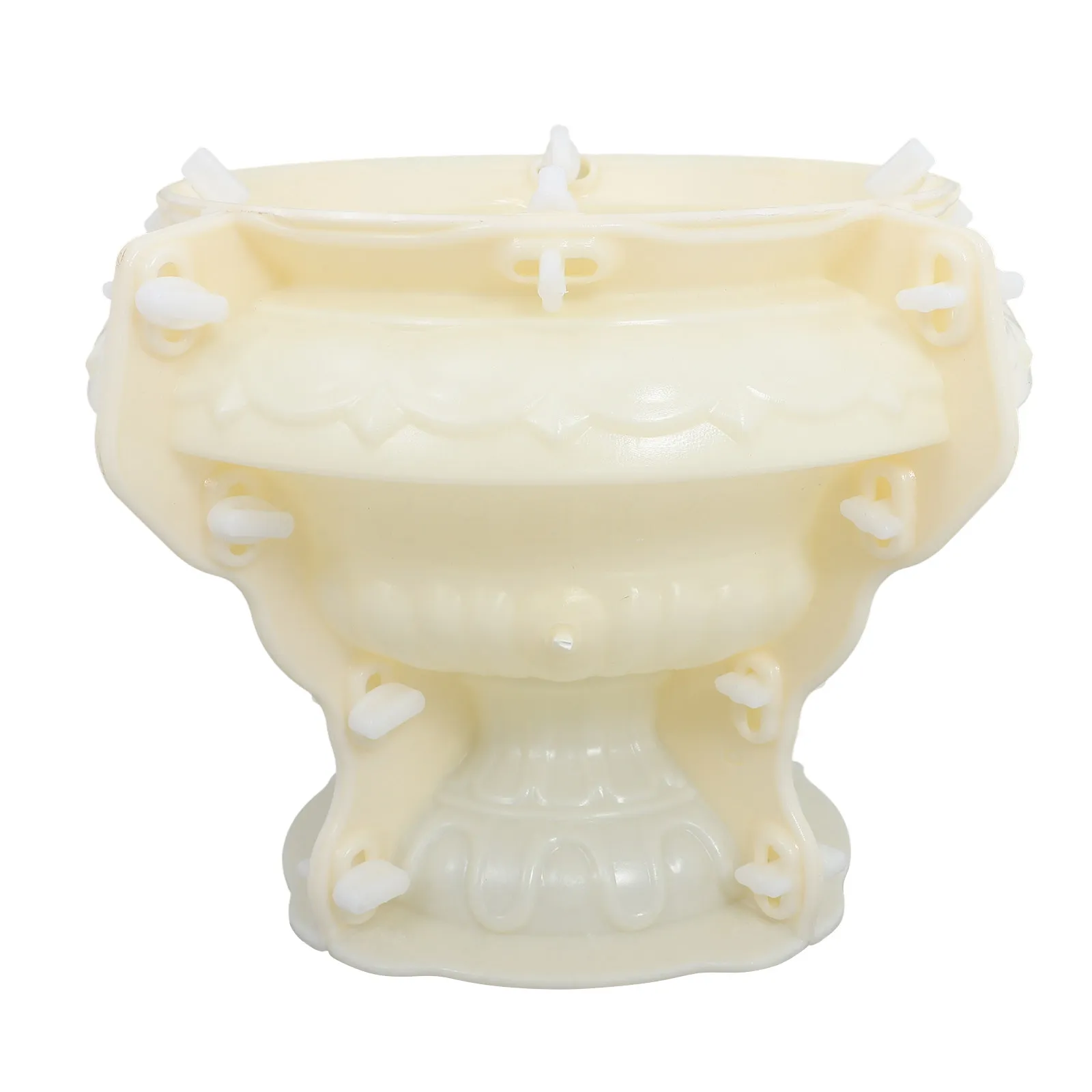 

Reusable Concrete Flower Pot Mold DIY Cement Planter Making Mold for Bonsai Succulent Indoor Outdoor Garden Decor Craft