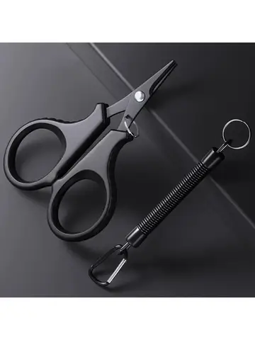 1set Titanium Coating Stainless Steel Fishing Scissor Plier Cut PE Braid Line Cutter Plies Carp Outdoor Fishing Accessories Tool