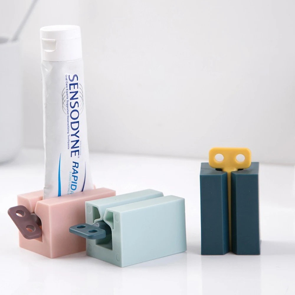 Espremedor de Pasta de Dente e Rolo para Lavar o Rosto Lazy Toothpaste Squeezer: O Espremedor Mágico para Pasta de Dente e Clipe para Limpeza de Banheiro e Casa