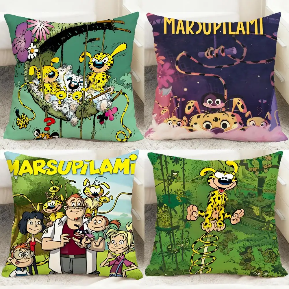 

Классическая наволочка с рисунком Марсипулиами, удобная двусторонняя наволочка, идеально подходит для автомобиля, дивана, спальни и не только