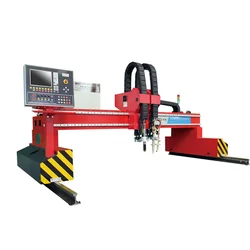 China gantry type CNC plasma cutting machine for aluminum/iron/steel/metal sheets cutting