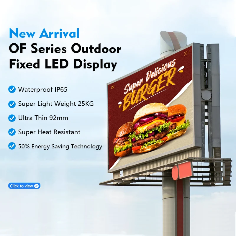 960x960 mm Waterproof P4 P5 P6 P8 P10 Pantalla Led Outdoor Advertising Single Double Sides LED Screen Digital Billboards Display