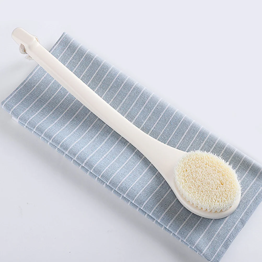 

Premium Bathing Body Brush Long Handle Back Wash Scrubber for Shower Easy Clean Bath Accessory Bath Scrub Brush with Long Handle