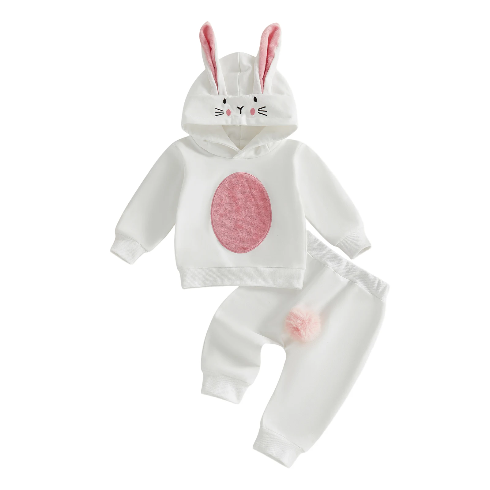 Toddler Bunny Easter Outfit Set 3
