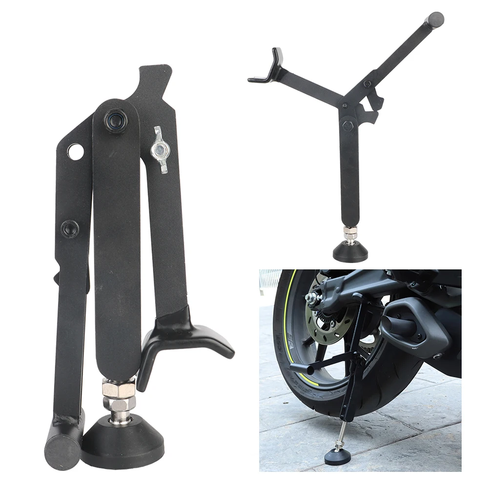 For Dirt Bike Energy Saving Motorcycle Wheel Support Side Stand Paddock Portable Lifting Frame Stable Swingarm Lift