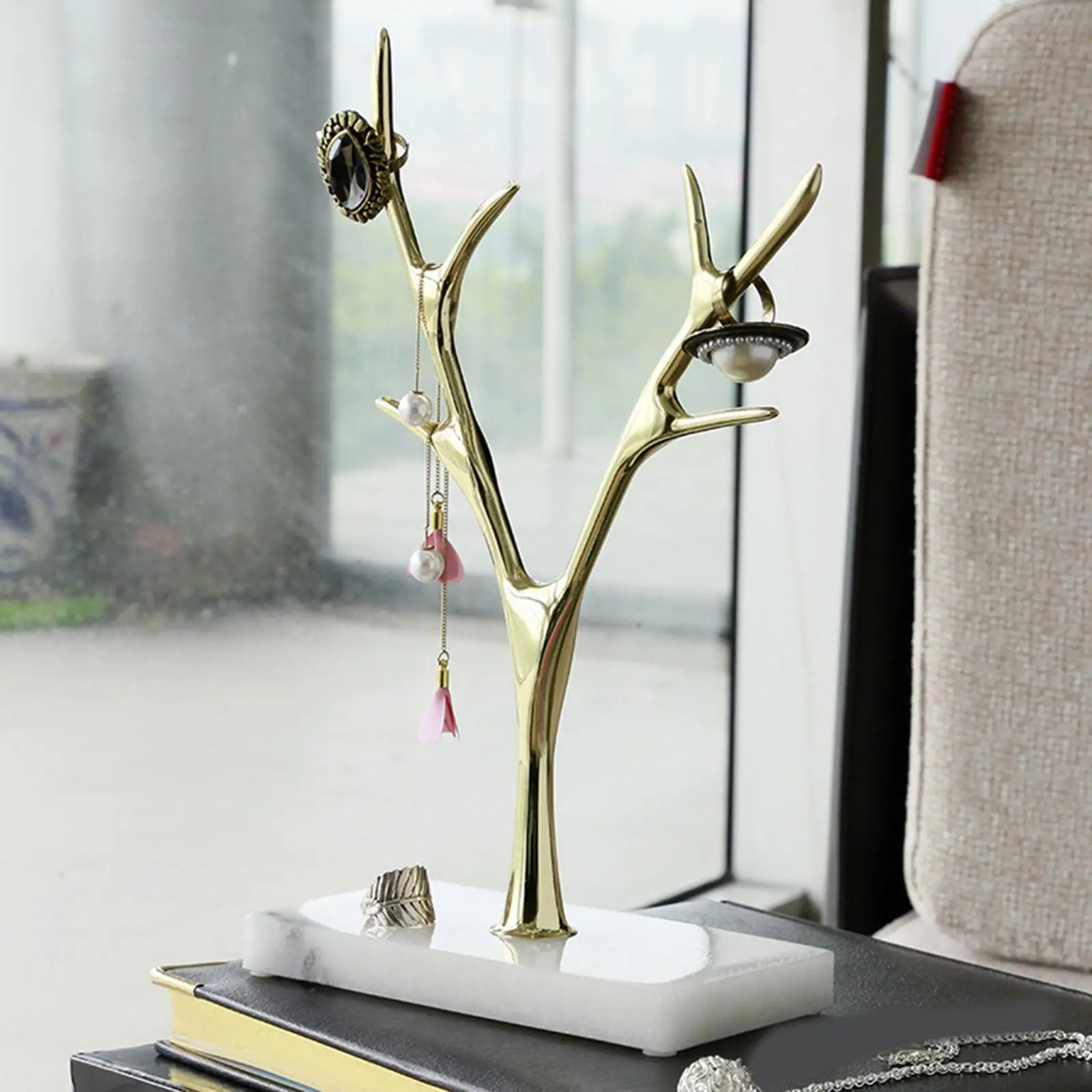 

Jewelry Display Rack Creative Earring Rack for Cabinet Countertop Cafe