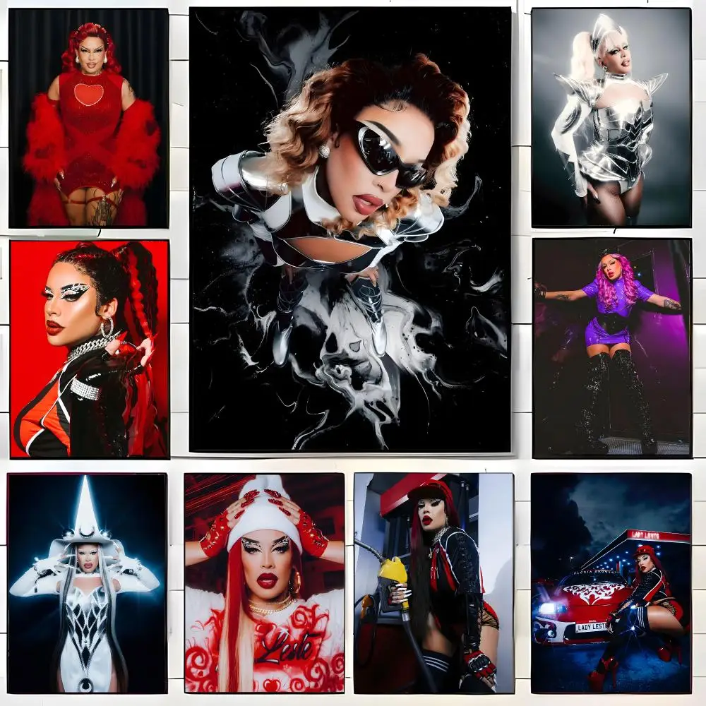 Rapper G-Gloria Groove Poster  Self-adhesive Art Waterproof Paper Sticker Coffee House Bar Room Wall Decor