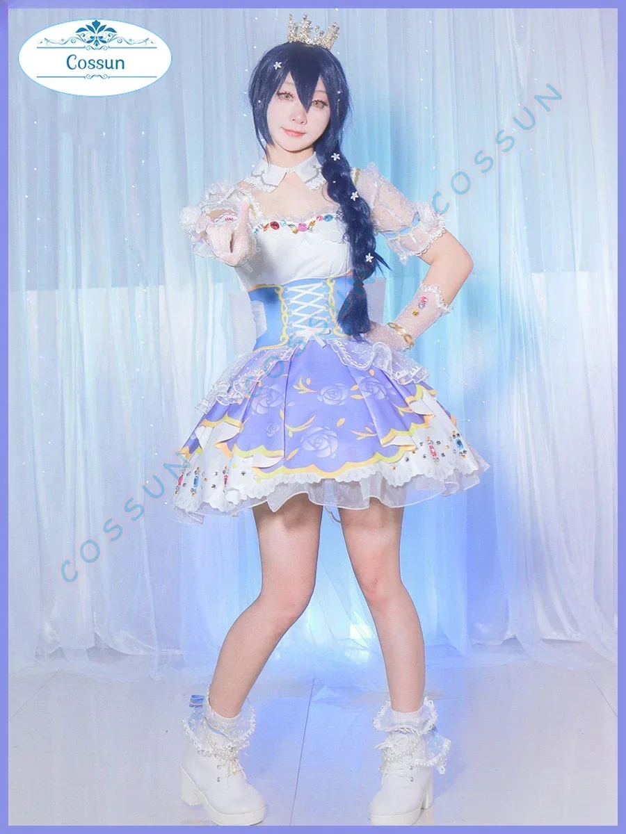 

Люблю жить! Royal Princess Arc Ver Sonoda Umi Косплей Костюм Cos Женское Платье Игра Аниме Вечеринка Униформа Хэллоуин Одежда