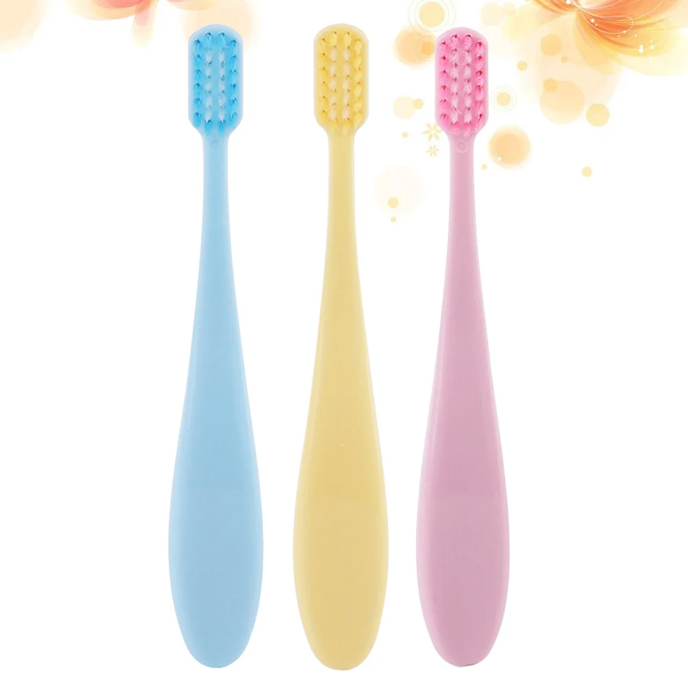 

6Pcs Children Toothbrush Soft Bristle Comfortable Handle Ergonomic Design Portable Training Brushes Oral Care Baby Teeth