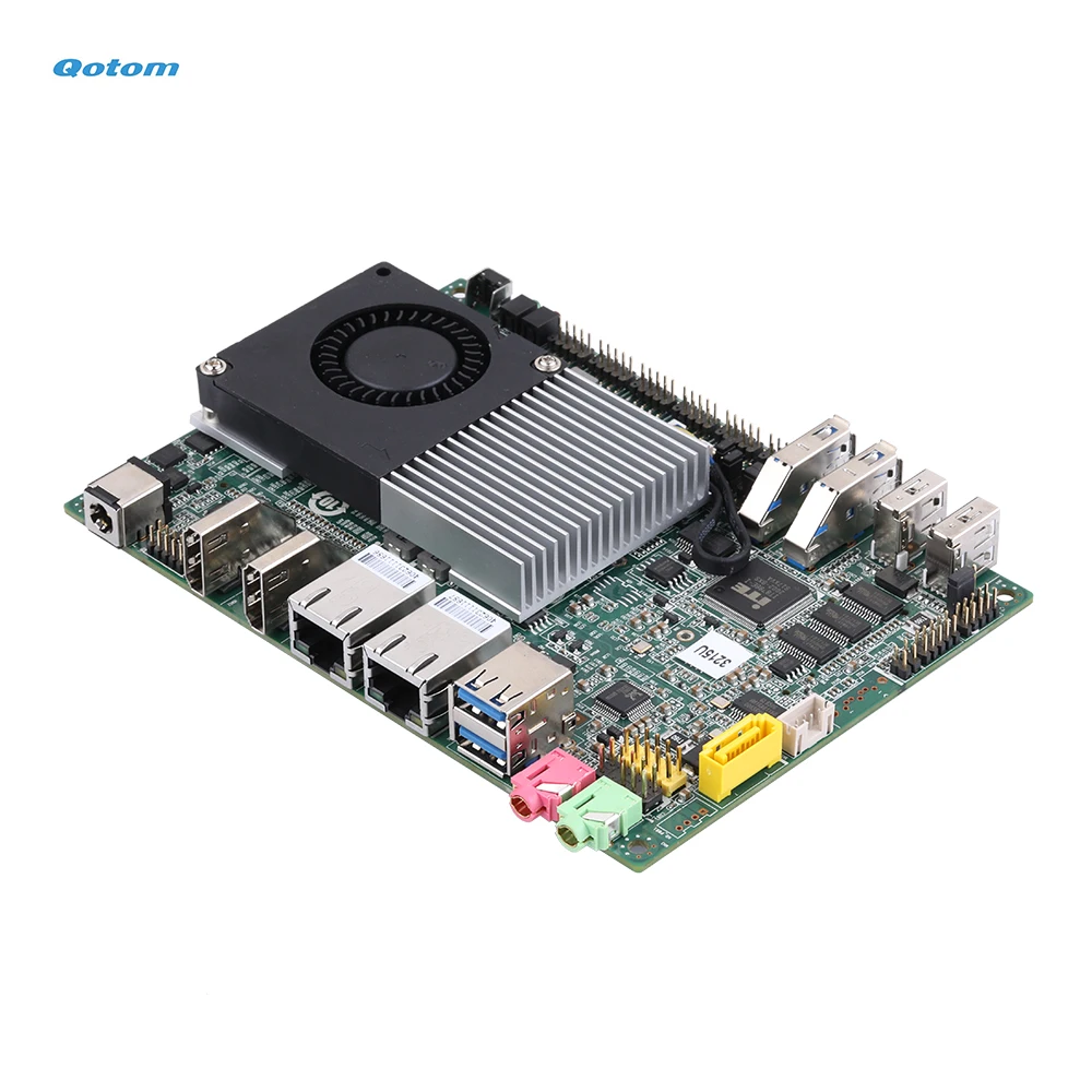 Qotom 3.5 بوصة اللوحة الأم للكمبيوتر الشخصي الصغير Core i5-5200U المعالج على متن TDP 15W #2