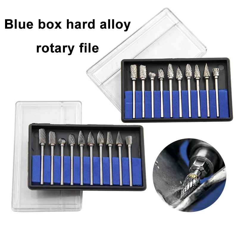 

Hard alloy rotary file 3*6 double stripe tungsten steel grind head mold electric grind woodwork single stripe grinding accessory