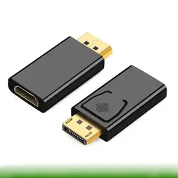 1080P DisplayPort To HDMI-Compatible Adapter DP Male To Female HD TV HDMI-Compatible Video Audio Cable For PC TV Laptop