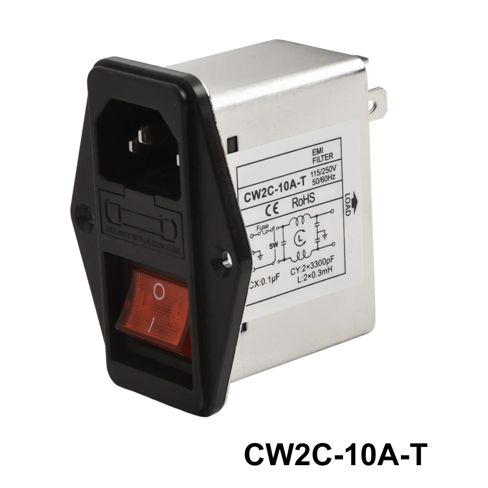 Starke Entstörung, geringer Platzbedarf, Verwendung IEC-Sockel-Typ- Netzfilter (CW2B-10A-T Starke Entstörung, geringer Platzbedarf, Verwendung IEC-Sockel-Typ- Netzfilter (CW2B-10A-T