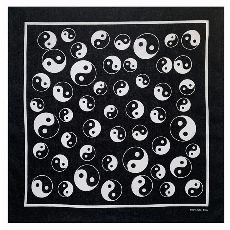 

652F Hip Hop Hair Scarves Wrap Cool Pattern Headwraps Elaborate HeadKerchief Head Scarf Head Scarf for Vacation