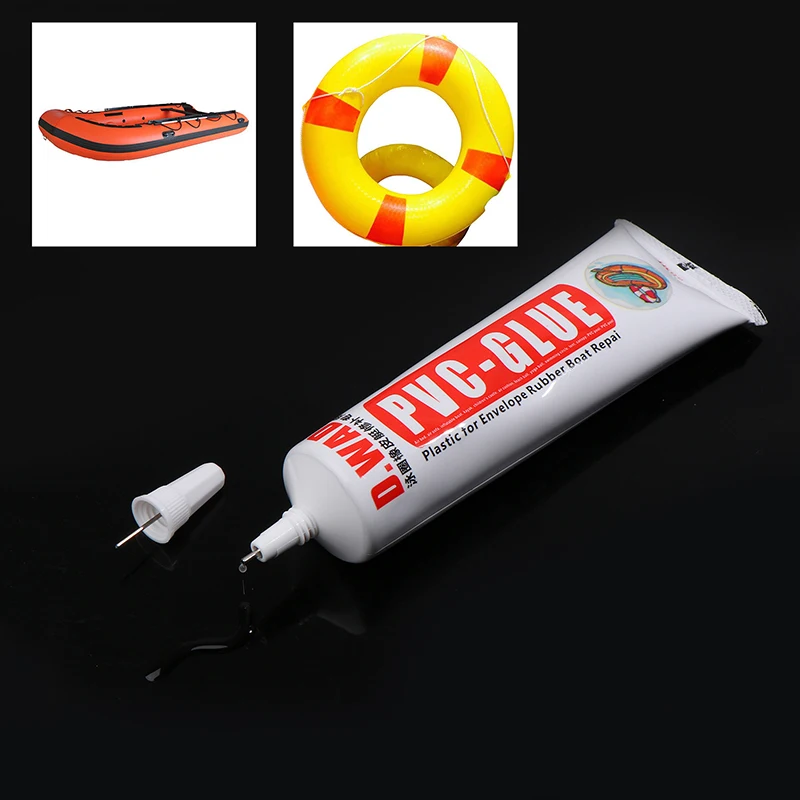 1PC Tubes Inflatable Boat Paddle Board Kayak Tube Repair Glue 60ML PVC Adhesive Inflatable Boat Repair Glue SUPs Repair Glue