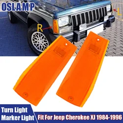 Car Accessories Front Corner Left and Right Side Marker Lamp Light Housing Fit For Jeep Cherokee XJ 1984-1996 Turn Lamp Shell