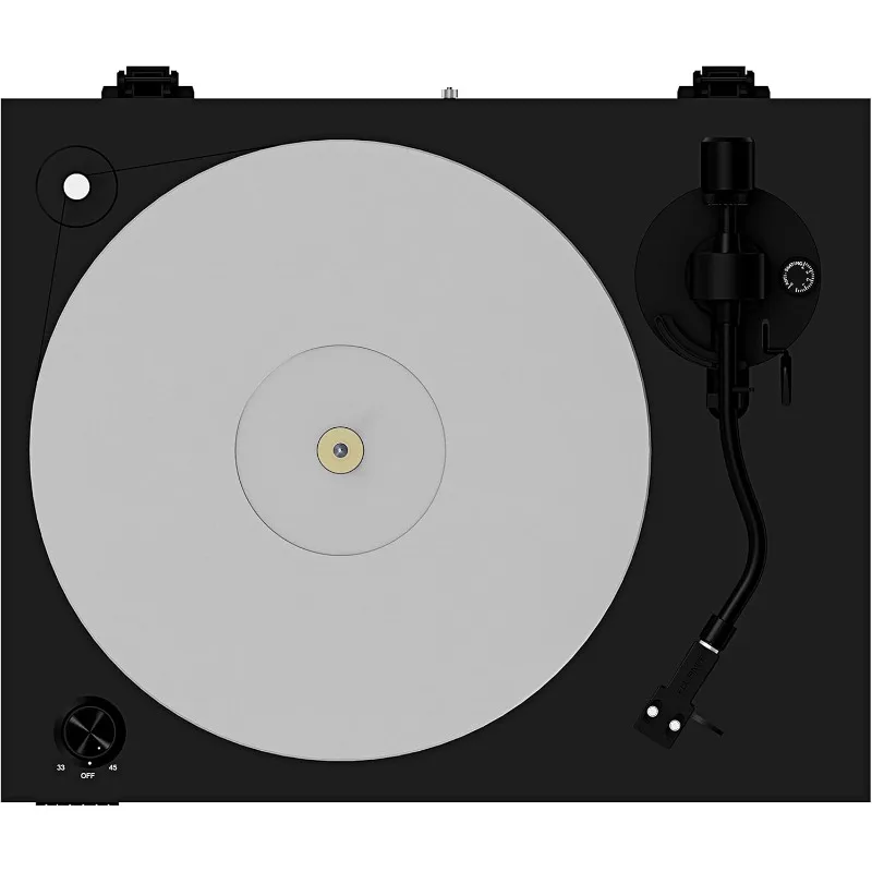 قرص دوار RT85 مع خرطوشة Ortofon، طبق أكريليك، تحكم في السرعة، وعزل الاهتزاز - مسجل فينيل عالي الدقة #5