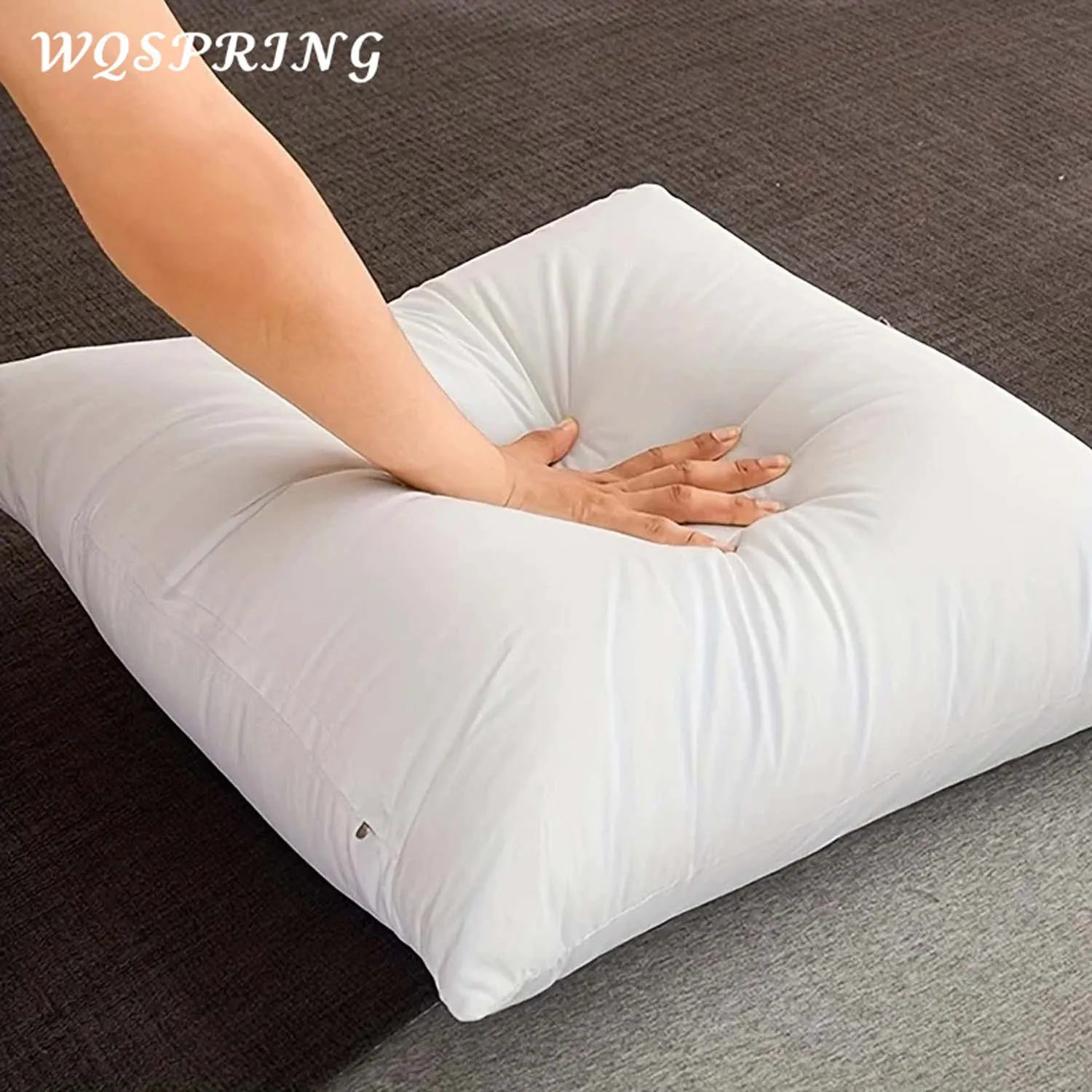 100% Cotton Feather Pillow Core Christmas Cotton Neck Pillow Cojines 45x45 55x55 Hotel Decoration Sofa Bedroom Home Cushi