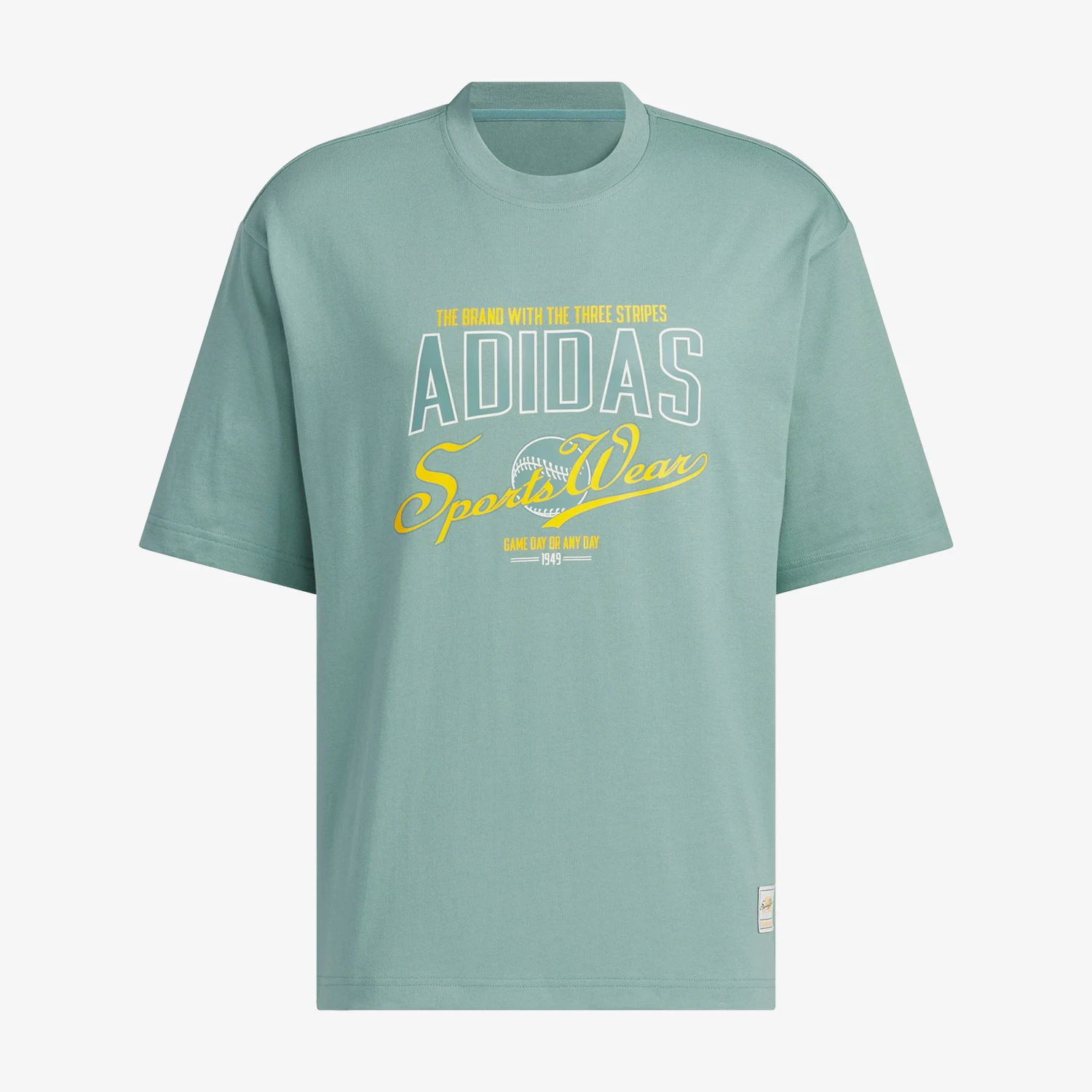 

Adidas Официальный оригинальный новый мужской свободный дышащий спортивный повседневный с коротким рукавом JN9504