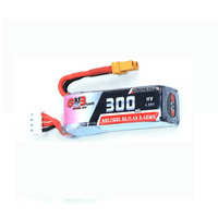 Gaoneng GNB 300mah 11.4V 80C/160C HV LipoBattery With XT30 Plug  For BETAFPV Beta75X 3S Beta65X 2S Whoop Drones