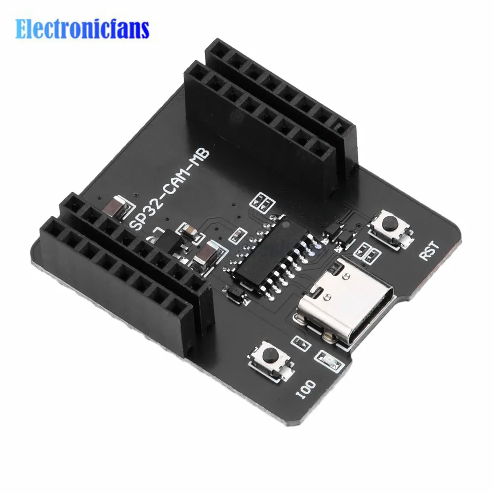 ESP32-CAM-MB Development Board Test Backboard Serial Port Burner Module with Expansion Interface CH340C Type-C Interface