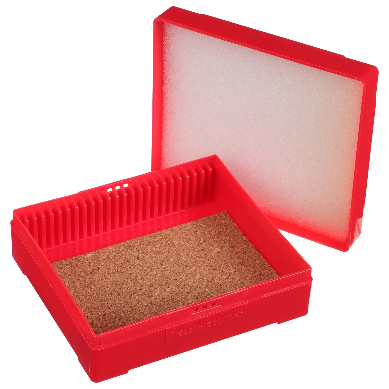 

Microscope Slide Storage Box Reusable Durable Large Capacity Organizer Laboratory Slide Holder Protective Case